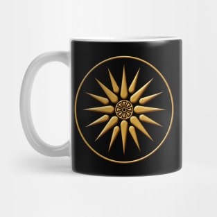 Macedonia Symbol Gold Mug